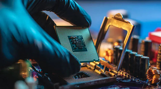 High-end desktop CPU displayed for resale evaluation at PayMore Roswell