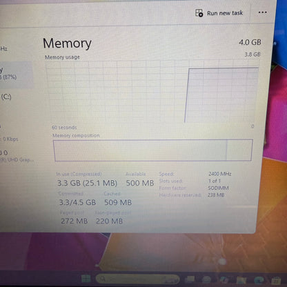 HP Laptop 14-DF0018WM 14" Celeron N4000 1.1GHz 4GB RAM 64GB SSD