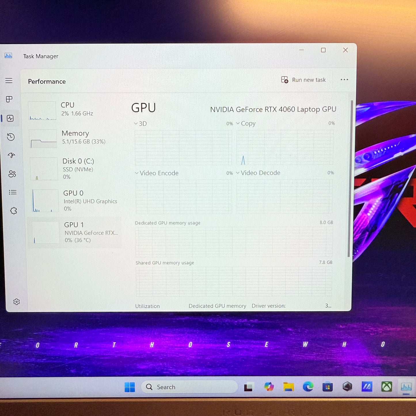 ASUS ROG Strix G G614J 16" I7-13650HX 2.6GHz 16GB RAM 1TB SSD GeForce RTX 4060